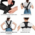 Posture Corrector Back Support Lumbar Shoulder Body Brace Wellness Support Belt