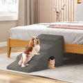 4-Tier High Density Foam Dog Ramps for High Beds and Couches