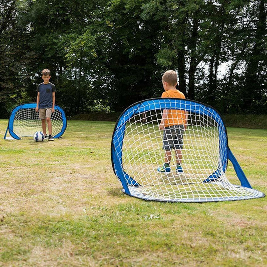 Toyrific Kids Pop up Football Goal Post - Set of 2 Garden Activity Children Game