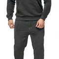 New Mens Pullover Tracksuit Hoodie Jogging Bottoms Set Stretch Sweater Jogger