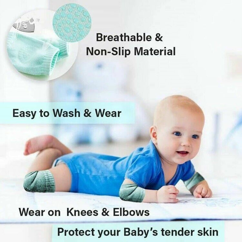 New Kids Safety Crawling Elbow Cushion Infants Toddler Baby Knee Pads UK SELLER