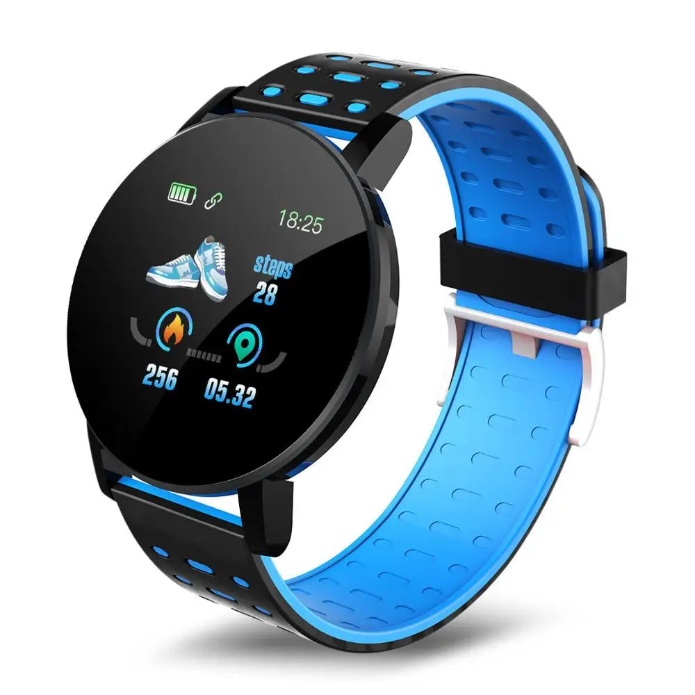 119S Smartwatch Bluetooth Smart Watch Men Blood Pressure Women Smart Band Clock Sports Fitness Tracker Watch for Android IOS