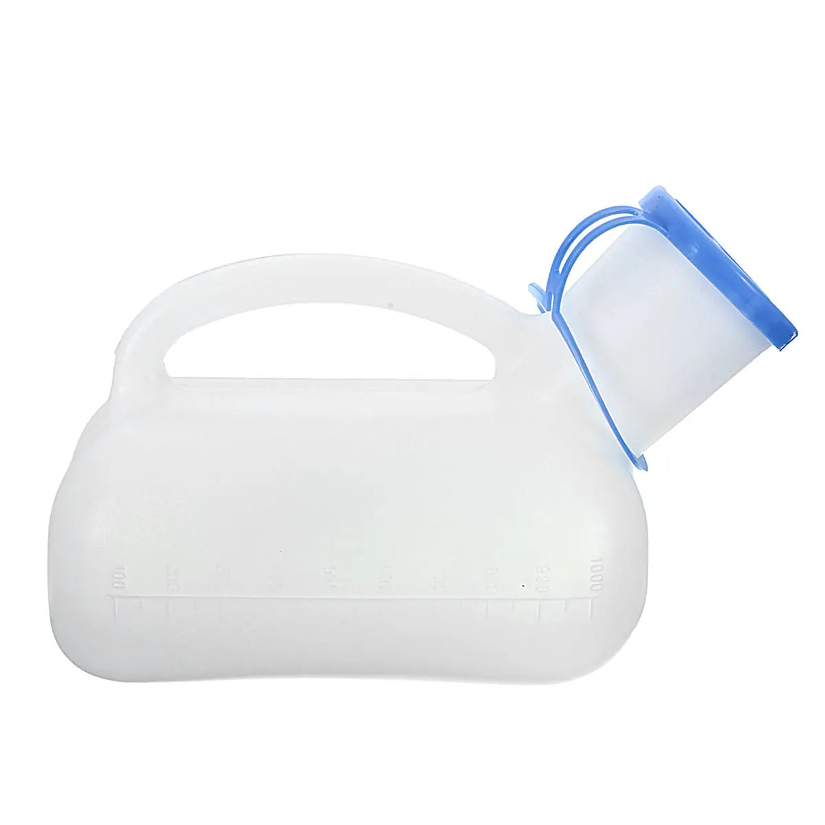 Ipree™ 1000Ml Female Male Portable Mobile Urinal Mini Plastic Toilet with Cover Travel Camping