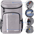 Backpack Cooler Leakproof Insulated Waterproof Backpack Cooler Bag, Lightweight Soft Beach Cooler Backpack for Men Women to Work Lunch Picnics Camping Hiking, 30 Cans