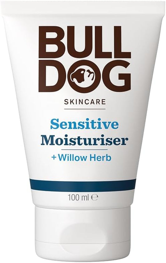 Skincare Sensitive Face Moisturiser for Men, Fragrance Free, Specially Formulated for Sensitive Skin, Provides 24-Hour Hydration, 100Ml