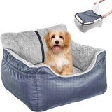 Pet Car Seat for Large Medium Dogs Washable Dog Booster Pet Car Seat Detachable Dog Bed for Car Back Seat Pet Travel Carrier Bed