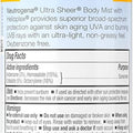 Ultra Sheer Body Mist Sunscreen Spray Broad Spectrum SPF 70, Lightweight, Non-Greasy & Water Resistant, Oil-Free & Non-Comedogenic UVA/UVB Sunscreen Mist, 5 Oz (Pack of 3)