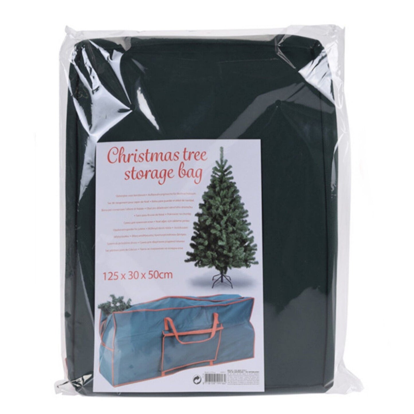 Large Xmas Tree Storage Bag for Christmas Tree Decoration Zip up Bag Sack 125Cm