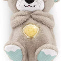 Fisher-Price Sound Machine Soothe 'N Snuggle Otter Portable Plush Baby Toy with Sensory Details Music Lights & Rhythmic Breathing Motion