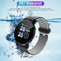 119S Smartwatch Bluetooth Smart Watch Men Blood Pressure Women Smart Band Clock Sports Fitness Tracker Watch for Android IOS