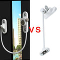 8 X White Window Door Restrictor Safety Lock Upvc Child Security Wire Cable